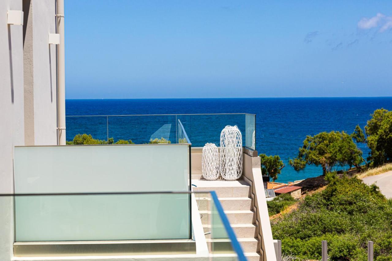 Lagoon Seaside Villa, Sumptuous Retreat,By Thinkvilla Panormos  ภายนอก รูปภาพ